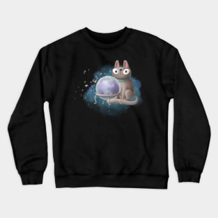 The wizard cat Crewneck Sweatshirt